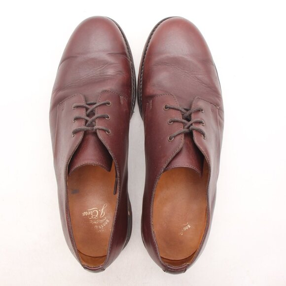 J Crew Superior Camden Leather Bluchers Oxfords Shoes Men\'s 10.5  Espresso Brown